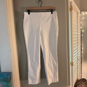 Talbots Petite White Capris size 8